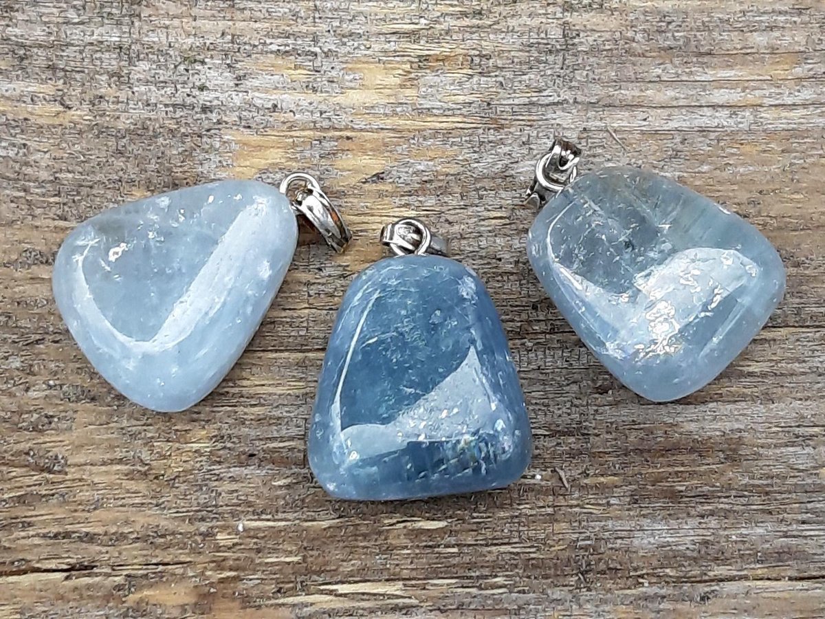 Edelsteen Coelestien - Celestien hanger - 925 sterling zilver